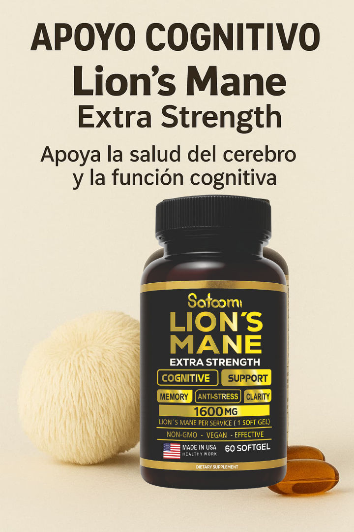 Melena de León (Activa tu Mente y Enfócate con Melena de León Extra Forte)