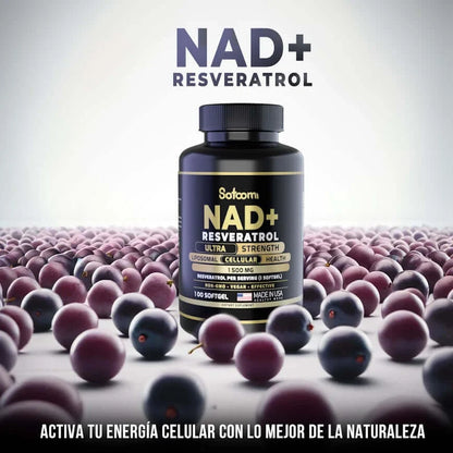 NAD + RESVERATROL 1500 MG OFERTA (2 x CPL 39000)
