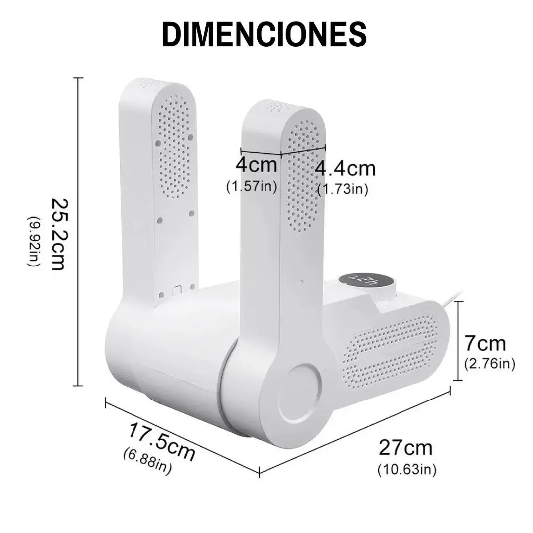 Secador de Zapatos Eléctrico Portátil